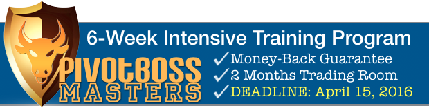 PivotBoss Masters Live Training Event Banner