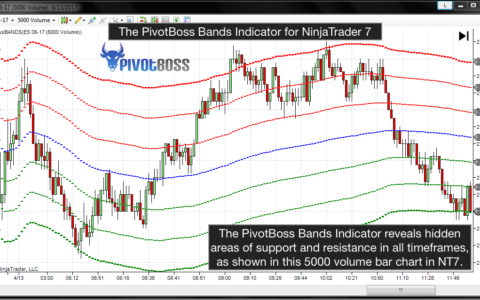 PivotBoss Bands NinjaTrader7