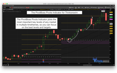 PivotBoss Pivots for Thinkorswim Help Identify Key Levels and Extensions